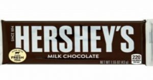 Which company introduced the first milk chocolate bar in the USA