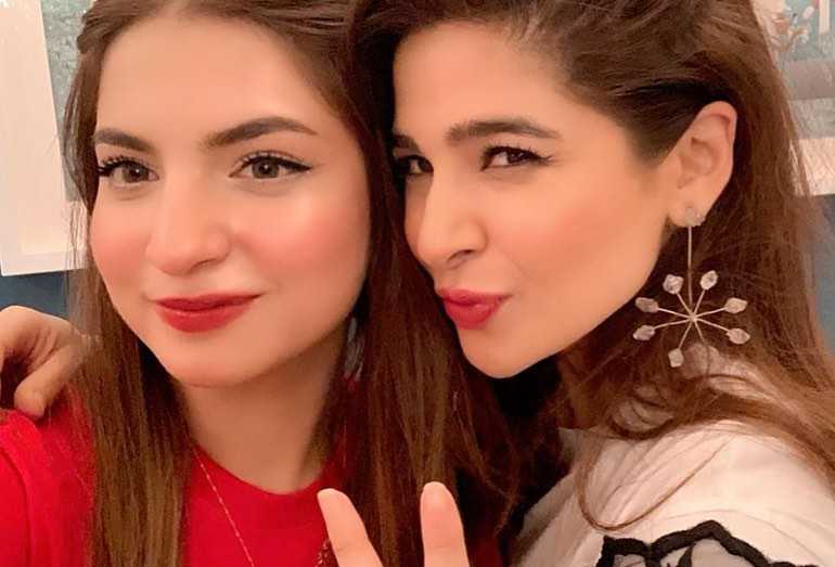 Dananeer Latest Pictures with Ayesha Omar