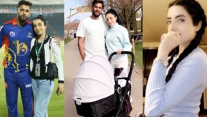 Imad Wasim Holds His Newborn Daughter Syeda Inaya Imad for The First Time