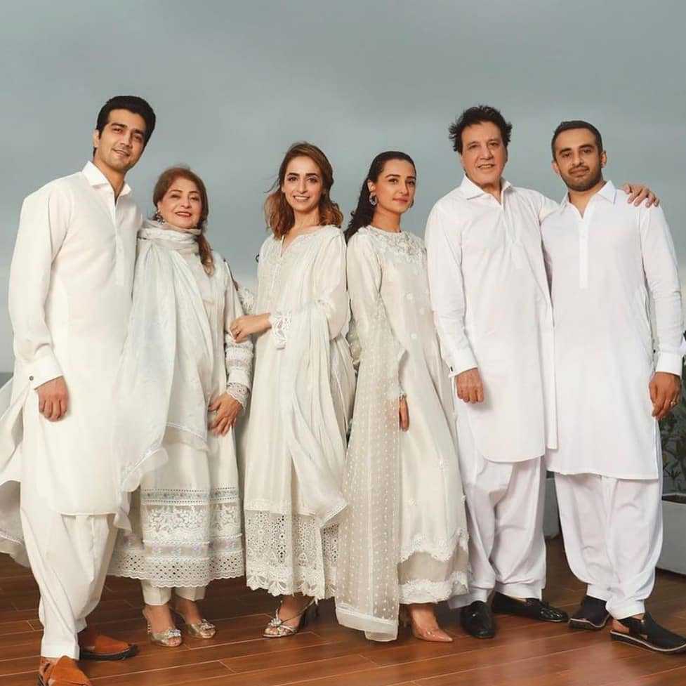 Javed sheikh with his family