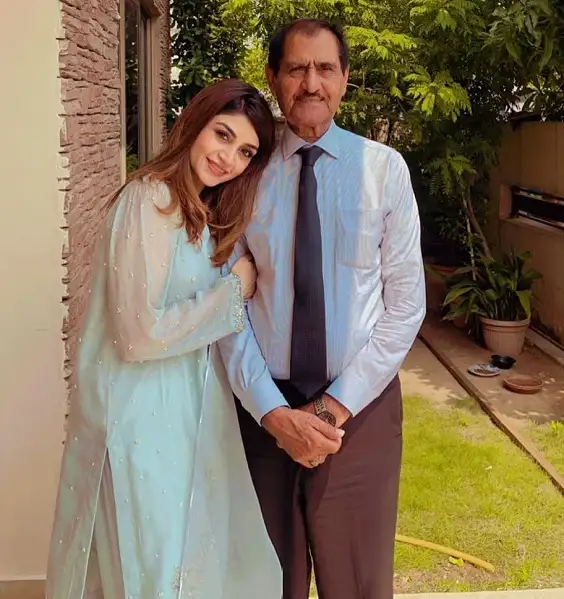 Zoya Nasir with Her Father