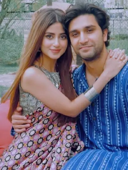 Sajal Aly with Her Husband