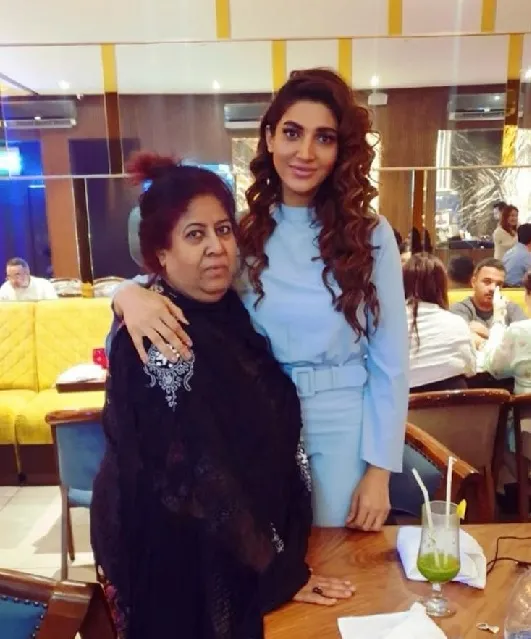 Sana Fakhar with Her Mother