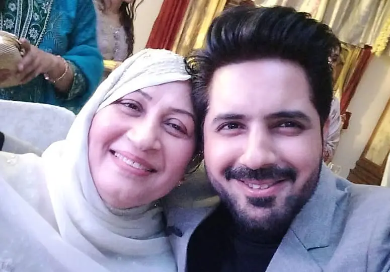 Asim Mehmood with His Beautiful Mother.