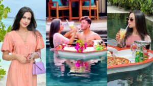 Bewitching Moments Of Shahveer Jafry And Ayesha Beig From Maldives