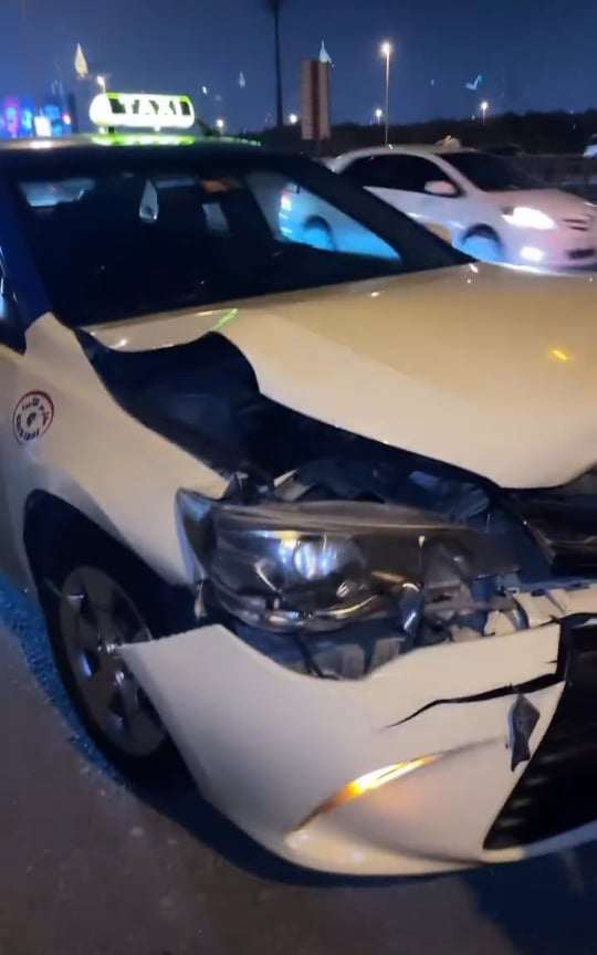 Actor Faisal Qureshi Survives Car Crash In Dubai.