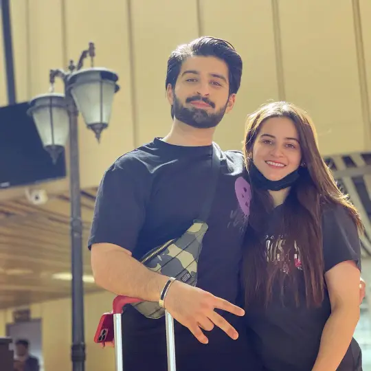 Memorable Clicks of Aiman Khan And Muneeb Butt From Turkey