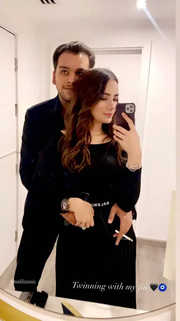 Alyzeh Gabol and Zoraiz Malik's Loving Moment Dispels Divorce Rumors.