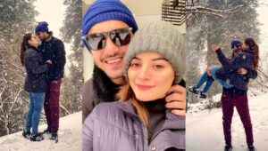 Here are the Latest Pictures of Minal Khan and Ahsan Mohsin Ikram from their trip to Nathia Gali
