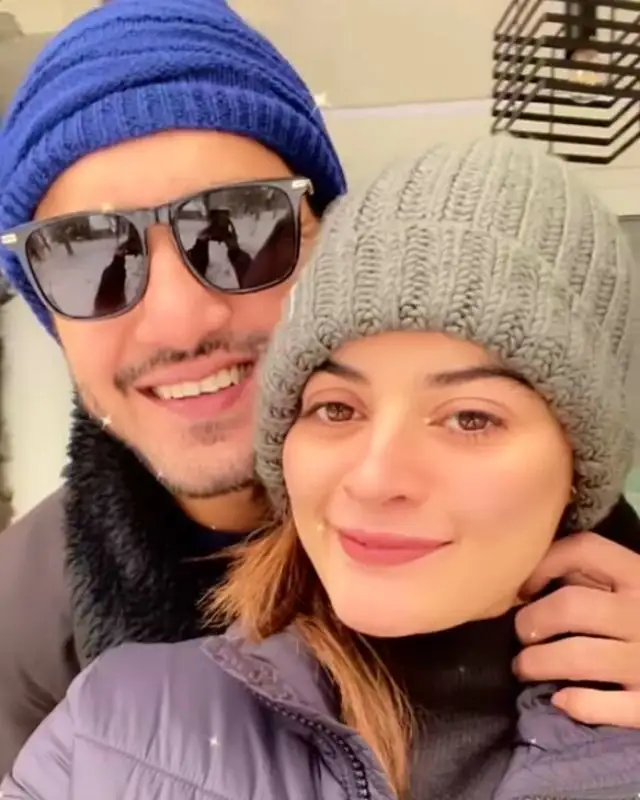 Latest Pictures of Minal Khan and Ahsan Mohsin Ikram from their trip to Nathia Gali