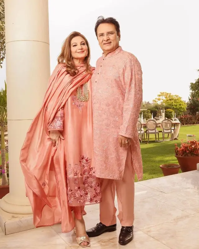  Behroz Sabzwari with his wife