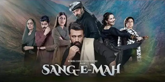 Sang e Mah drama Poster with all cast.