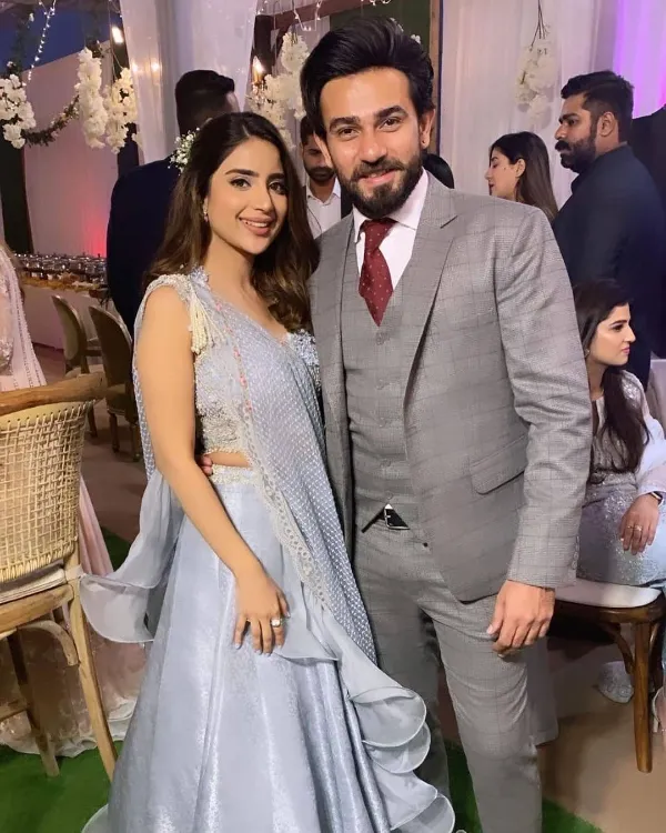 Saboor Aly Mayun Pictures With Her Fiance