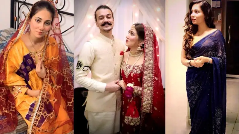 Zubii Majeed Wedding Pictures with Her Husband Rohail Khan.