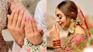 Actress Maryam Noor Engagement Pics with Her Fiancé Ismail Butt
