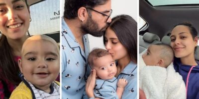Adorable Clicks of Iqra Aziz with Her Son Kabir Hussain