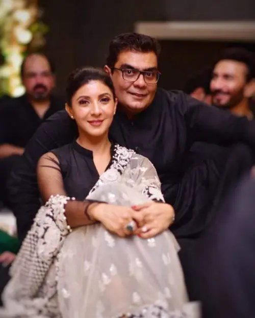 Salman Iqbal with his second wife