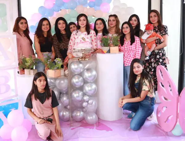 Actress Hina Chaudhry Celebrates Her First Baby Shower with her Family