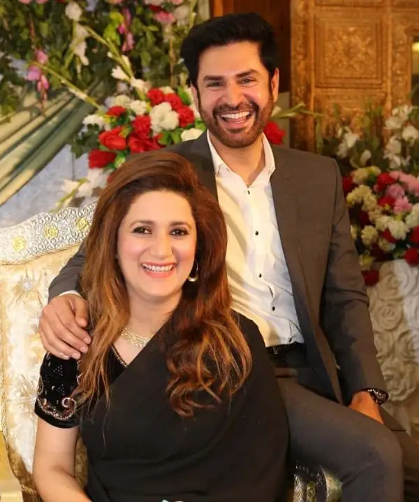 Emmad Butt with his beautiful Wife