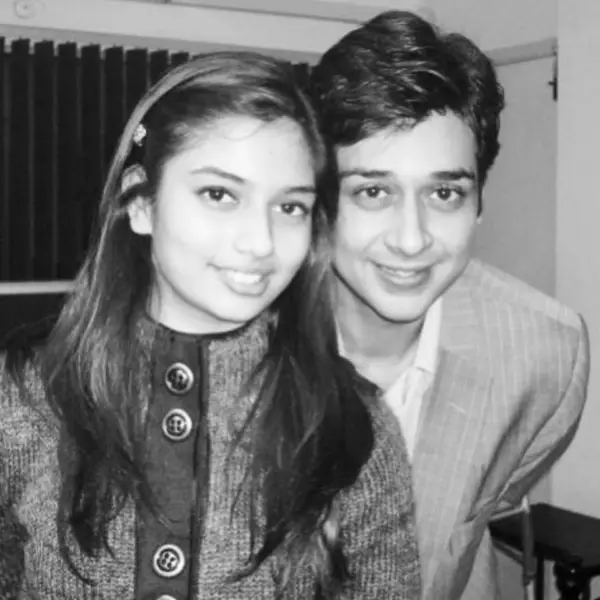 Hanish Qureshi with her father Faysal Qureshi