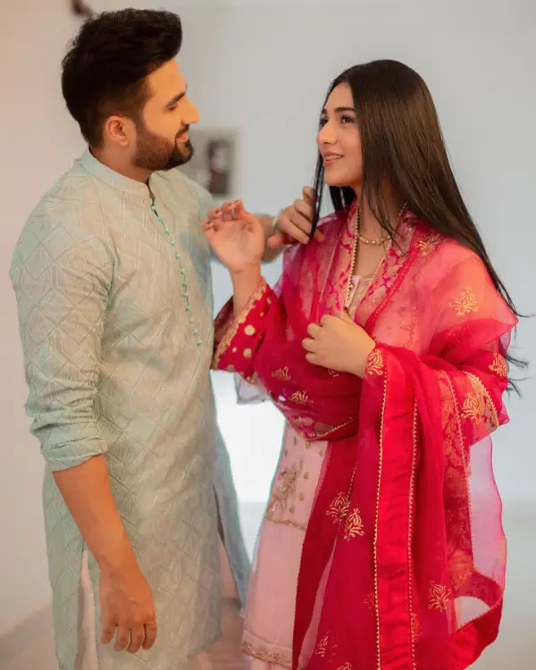 Sarah Khan and Falak Shabir on The First Day of Eid Celebrations