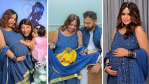 Stunning Pictures from Actress Anumta Qureshi Baby Shower