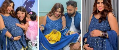 Stunning Pictures from Actress Anumta Qureshi Baby Shower
