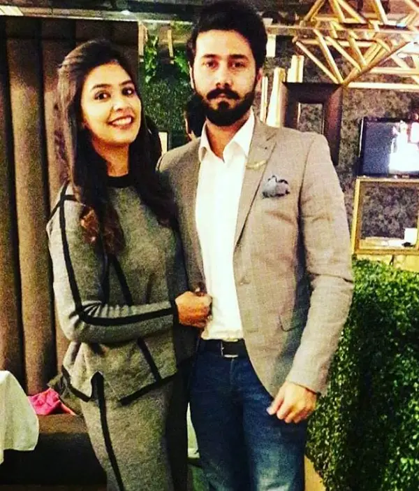 Hamna Ali with her husband Ali Abbas