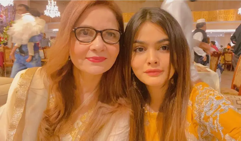 Rimha Ahmed with her mother Rashida Tabassum