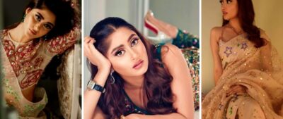 Sajal Aly Shows off Her Elegant Look for Muse Luxe Clothing