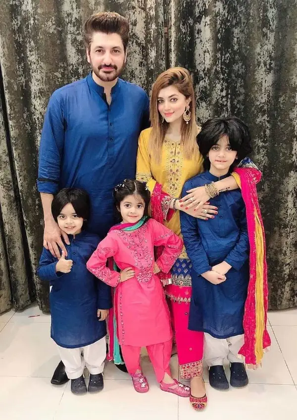 Syed Jibran with his family