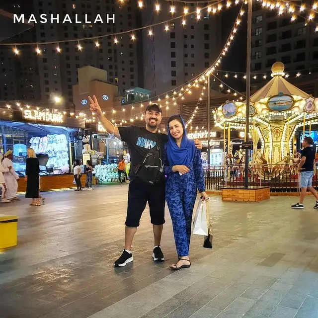 They are having a wonderful time together in Dubai.