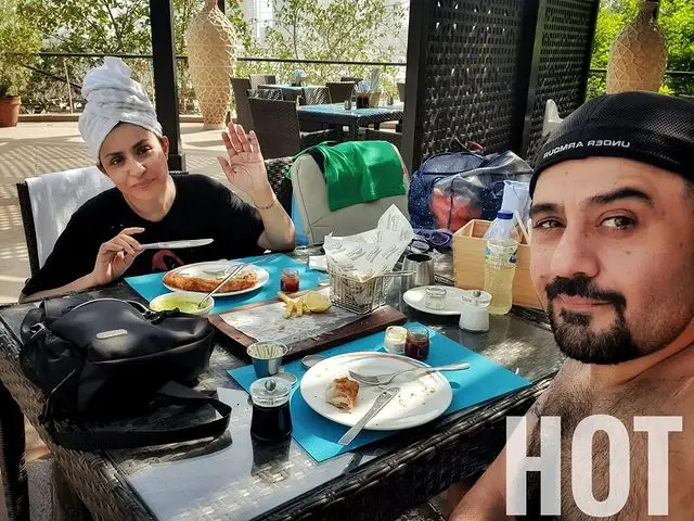 They are having a wonderful time together in Dubai.