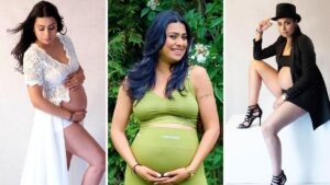 Model Sofia Khan pregnancy photoshoot