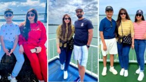 Mohammad Hafeez Family Pictures from Scotland.