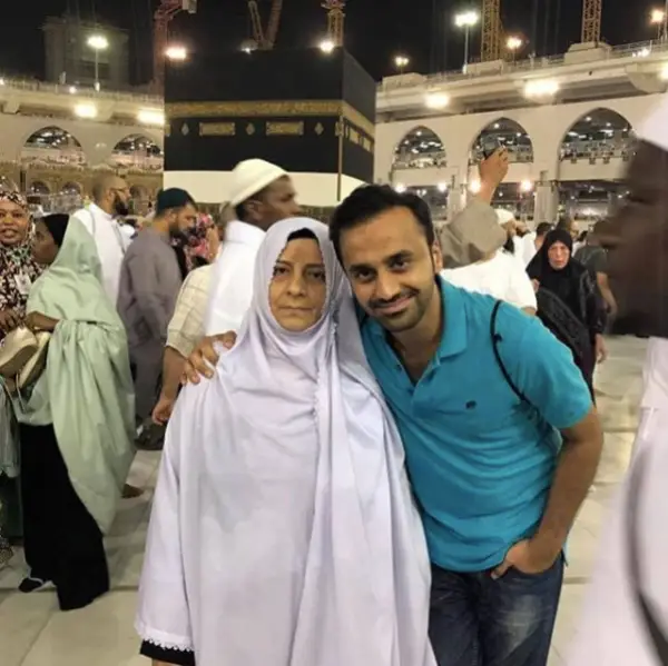 Waseem Badami with his Mother