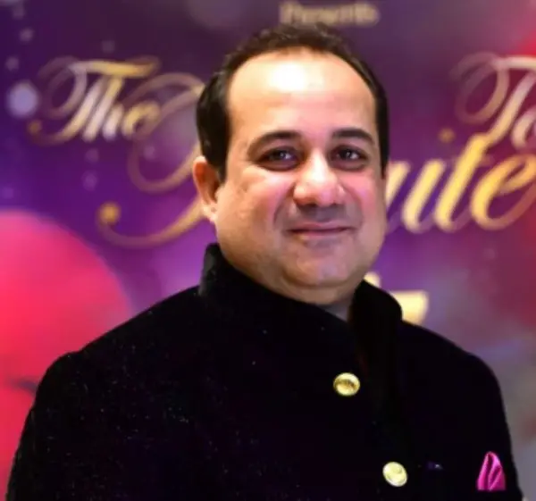 A picture of the singer Rahat Fateh Ali Khan