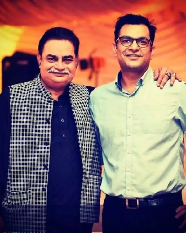 Sarmad Khoosat with his father