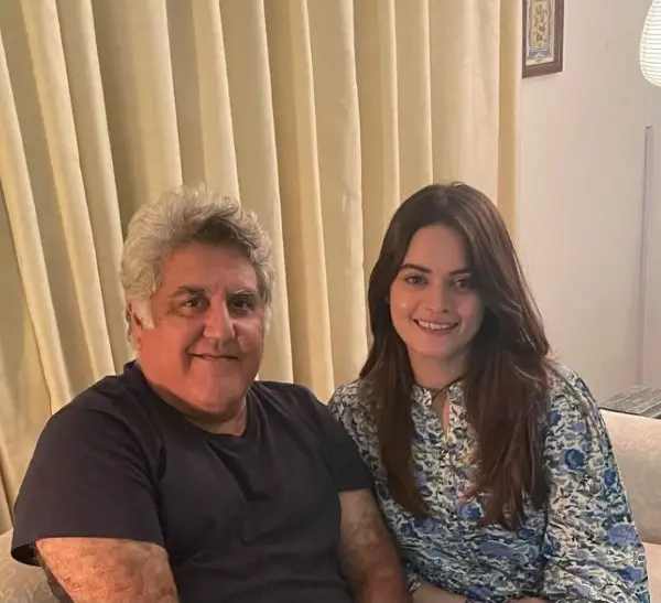With her father In-law