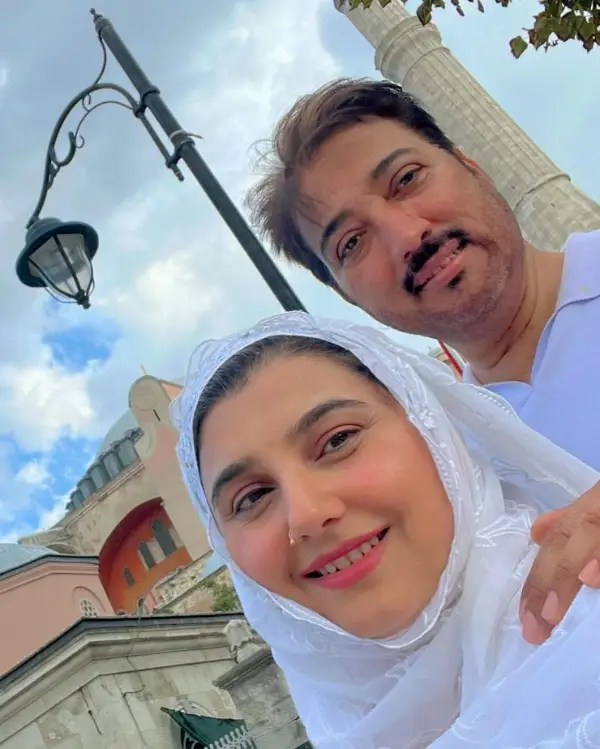 Javeria Saud and Family visiting Hagia Sophia Mosque