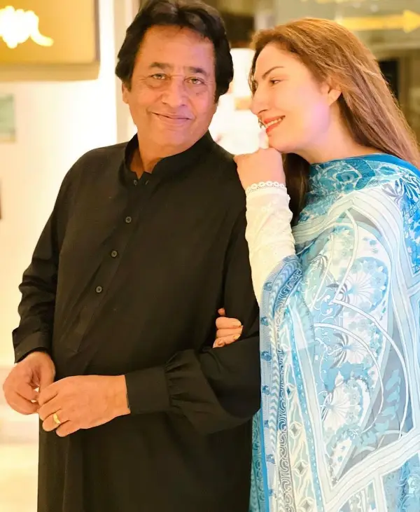 Saima Noor with her husband