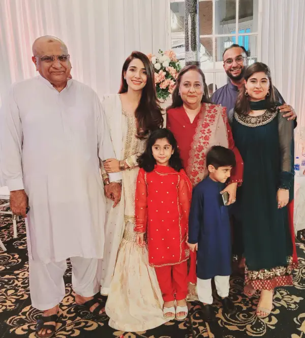 Family Picture: Rabab Hashim with her mother, father, sister, and brother.