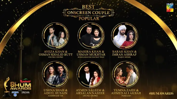 The Best Onscreen Couple Popular – Viewer’s Choice