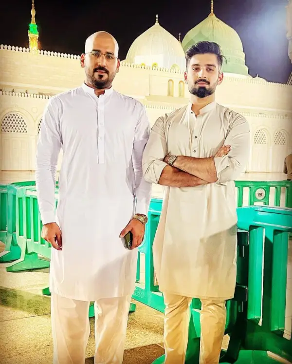 Aiman and Muneeb Celebrate the 12th Rabi ul Awal In Madina Sharif