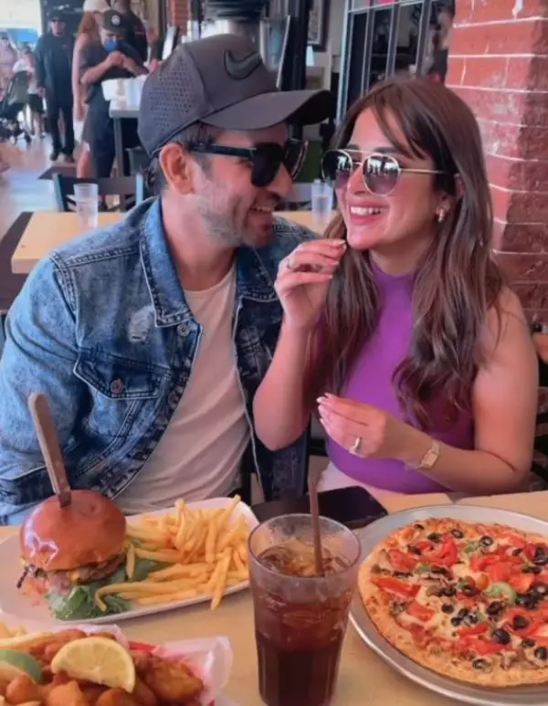 Ali Ansari and his wife have lunch together