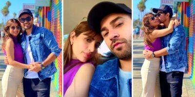 Ali Ansari And his Wife Saboor Aly at Venice Beach – Romantic Pictures