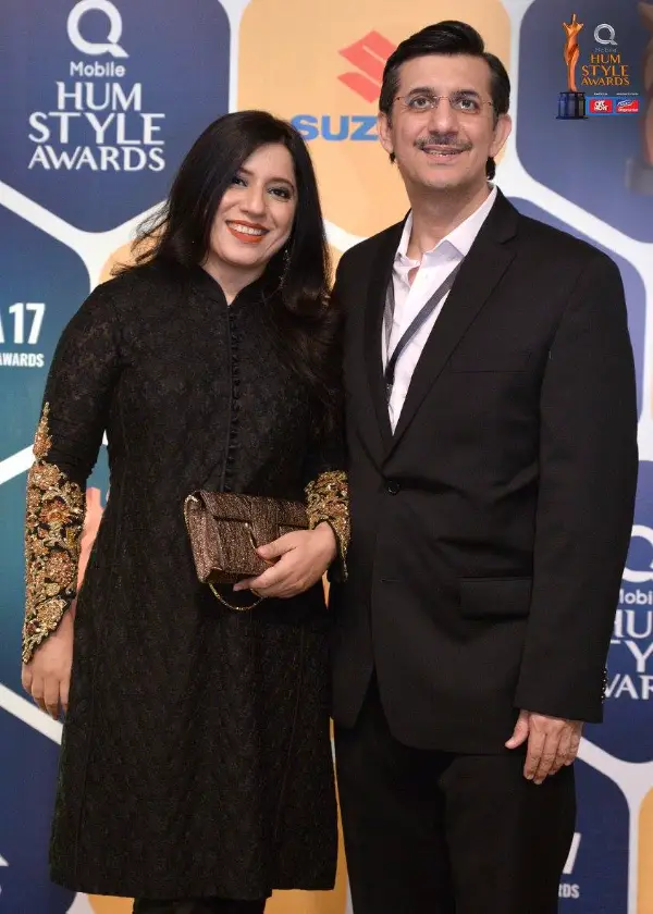 Momina Duraid with her husband