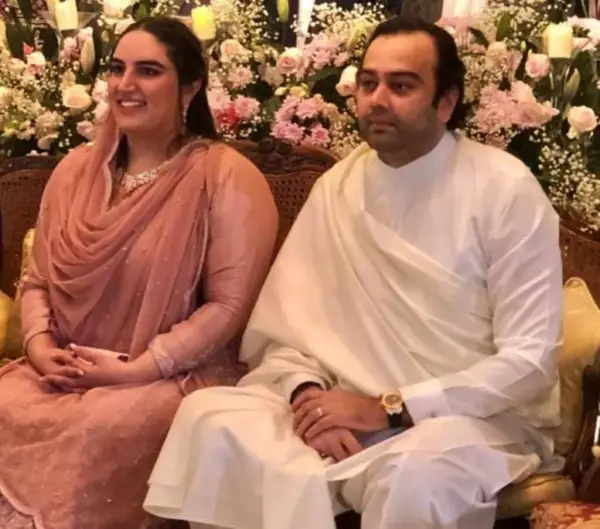 Bakhtawar Bhutto with her husband Mahmood Chaudhry