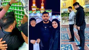 Boxer Amir Khan Pays Heartfelt Visit to Hazrat Ali R.A Shrine in Najaf