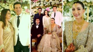 Beautiful Wedding Pictures of Nashmia Saleem With Her Husband